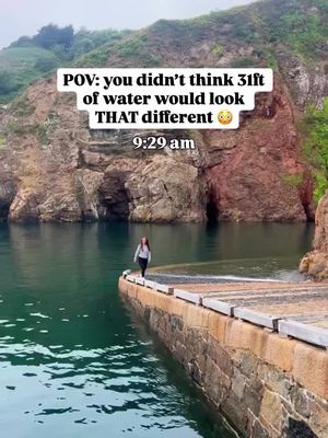 Did you? 😳 Had to post one more video of the tides because this was absolutely crazy to witness irl! 📍 Sark Island #britishisles #visitguernsey #natureiswild