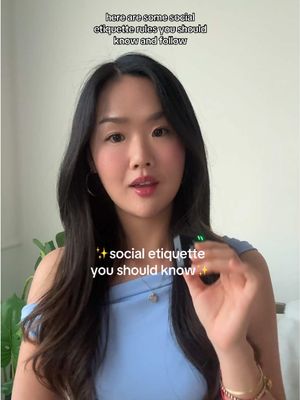 etiquette advice from your TikTok big sis ✍️ #etiquette #etiquettetips #howtobeclassy #goodhabits #classy101 
