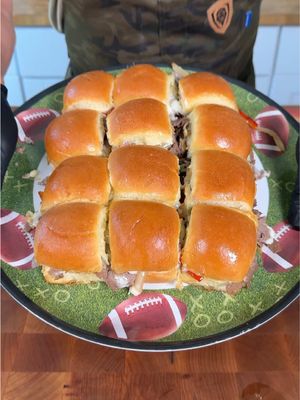 Game Day Philly Cheesesteak Sliders 🏈 w/ @Steak-umm #steakummpartner #ad #gameday