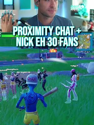 Proximity chat reminding us why he deserved that icon skin  #fortnite #fortniteupdate 