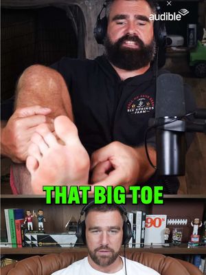 Jason went barefoot to explain why turf toe is so much worse than it sounds @Audible 