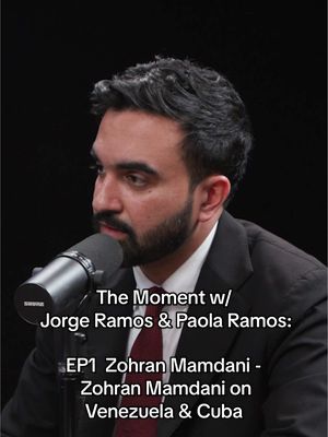 Many Latino immigrants came to the U.S. after living under authoritarian socialism. How does NYC mayoral candidate #zohranmamdani, a self-described "socialist", speak to members of our community who hear that word and immediately feel fear or can’t vote for him? On episode one of #TheMoment with #jorgeramos and #paolaramos do not hold back the important questions.  Listen now and catch new episodes every Wednesday on the free @iHeartRadio app, YouTube or wherever you get your podcasts 🎙️ @Radio Ambulante  #democraticsocialism 