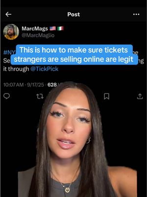 This is how you can make sure tickets people are selling online are legitimate 💯 #tickpick #fanlink  
