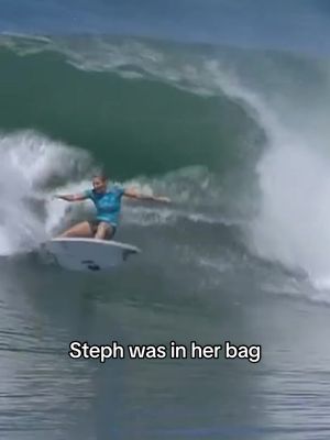 Stephanie Gilmore and the legendary Keramas 10 point ride back in 2019.  #StephanieGilmore #WSL #Indonesia 