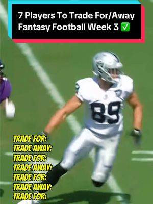 Must Trades Fantasy Football Week 3 🔥 #nfl #football #fantasyfootball  Fantasy Football Trades