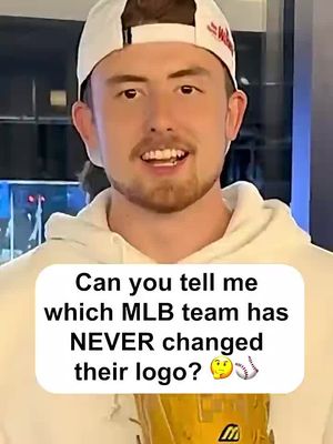 Which MLB team has never changed their logo? ⚾️🤔 #MLB #baseball #trivia #sports #logo 