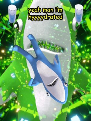 a chill day for Brita Shark #hydration #song #unhinged #adulting #brita 