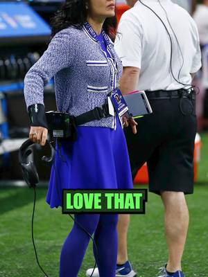 Carl Irsay wears a headset on the sideline to learn the game #Footballgal 