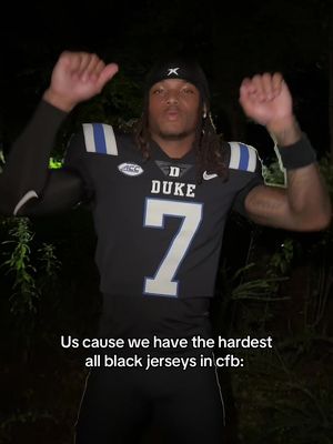 All black goes harddd 😈 #dukefootball #CollegeFootball #footballuniform #cfb #bleedblue @sean 