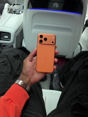 New Orange iPhone 17 Pro Max got me moving different #apple #iphone17promax 