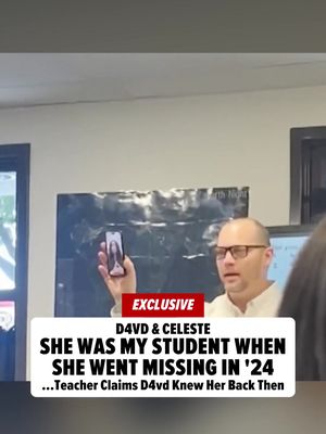 Celeste Rivas' former teacher tells students she met #D4vd on social media 🎥 TikTok/@julian2away