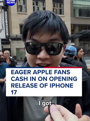 9News Tech Expert Trevor Long takes us with him as eager Apple fans wait to get their hands on the latest iPhones and products. #9News #iPhone #Apple #iPhone17
