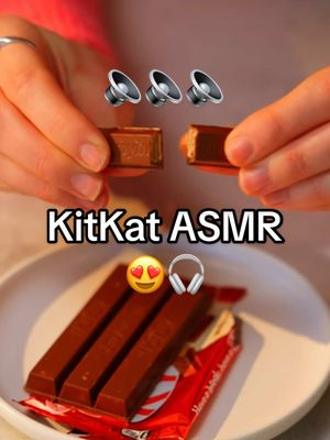 Sound 🆙🔈 Have a break from scrolling and enjoy this KitKat ASMR 👌🎧