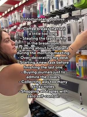 Just a few things we love! 💁‍♀️ #StaplesCanada #WorkLearnGrow #UnfortunatelyIDoLove #OfficeHumour