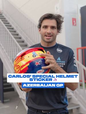 A promise that Carlos was never going to break 🦄💙 #f1 #f1tiktok #azerbaijangp #carlossainz 