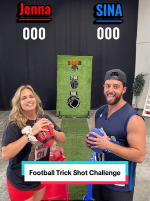 Playing with my food 😆 🏈 - #football #trickshots #challenge @Sina 