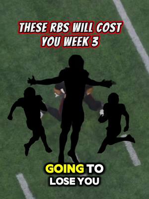 RBs that might bust Week 3 #fantasyfootball #fantasyadvice #nfl #startsits 