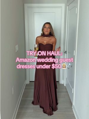 @Amazon prime wedding guest dresses under $50 💍👰🏼 #amazonfind #tryonhaul #weddingguest #weddingguestdress 