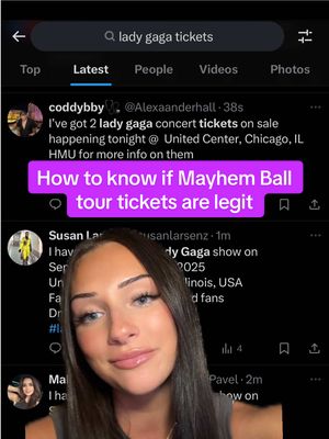 This is how you can make sure Lady Gaga tickets people are selling online are legitimate 💯 #tickpick   #ladygaga #mayhemball #mayhemballtickets #greenscreen 