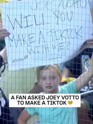 Can you make a TikTok with us, Joey? 🥲