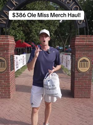 Was $386 worth it for the boys' @Ole Miss Merch Haul?  (20% Off @Rhoback - Link in Bio) #cfb #college #olemiss #fitcheck #fyp 