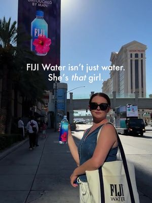 Serving main character energy, one sip at a time ✨💧 #FIJIWater #EarthsFinest