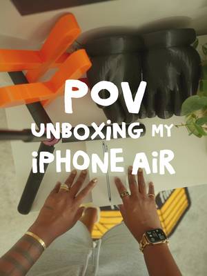 Unboxing the new iPhone Air  . . . . #iphone #ios #apple #ios26 #Tech 