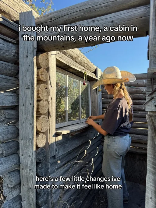 my labor of love #homestead #montana #cabin #firsthome 
