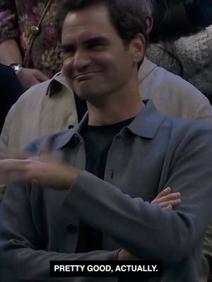 Multi-talented Roger #lavercup 