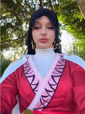 Hijabi empress of Amazon Lily! AKA Snake Princesses cosplay #onepiece #boahankock #anime #cosplay #muslim 