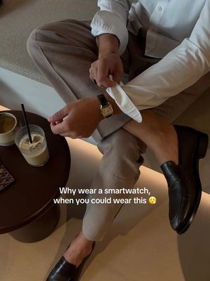 I just love the feeling of having a proper watch on the wrist 😮‍💨💪🏻 #cartier #classy #oldmoneyaesthetic #targetaudience 
