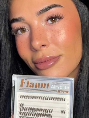 Brown lashes all day everyday 🐻🤎🍂 #brownlashes #lashclusters #viralvideo #foryoupage 