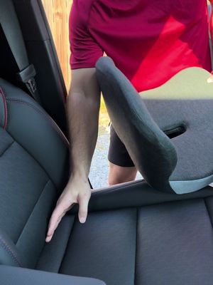 This feels so nice now when driving for long periods  #backpainrelief #seatcushion #chaircushion #backsupport #backpaintreatments 