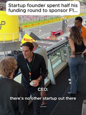 Bro doesn’t even have a product 😂 #formula1 #Tech #startups @okx 