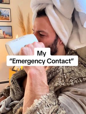 I can’t with this guy 😂 I should have kept my mom as my emergency contact 😬 #husbandwifecomedy #husbandhumor #emergencycontact #travelcouple 
