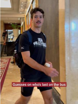 Who was last on the bus to practice today? 🚍 #USAVMNT #MWCH #Philippines #volleyball @UCLA Men’s Volleyball 