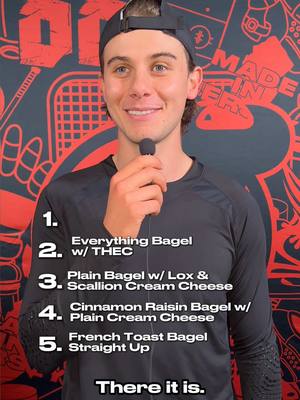 This is bigger than stats. Bigger than games. Maybe bigger than hockey itself. We're talkin' bagel orders. #njdevils #NHL #jersey #bagels #fyp 