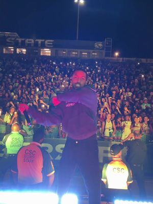 Which college should i go to next?! 🔥 #SacState #ddg if yall look closely u can see them same uglahh students hating going left to right too 😂😂😂