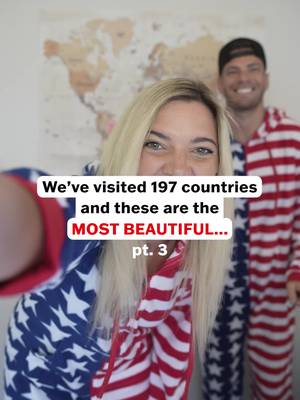 🥳 Send this to someone you want to explore the world with! Do you agree with this list??! Which countries are your top 5 list for natural beauty?! 🌍If you're new here, we've traveled to 197 countries and make videos sharing the best destinations, experiences, and travel tips for your next trip. One of the most common questions we're asked is "what are the most beautiful destinations I should visit?" So this series lists 25 of our favorites! 19 Italy I wanted to say it's "overrated" because everyone travels to Italy, but it actually might be underrated for it's natural beauty. The Dolomites might be some of the most beautiful mountains we've seen. Not to mention Lake Como, Tuscany, Amalfi Coast, Cinque Terre, Sicily.... you get the picture! Paired with amazing history, culture and food make Italy one of the easiest and favorite countries to visit. 18 Philippines With more than 7,000 tropical islands Philippines' natural beauty is unreal. Crystal clear water, white sand beaches, and unreal wildlife are just a few reasons why Philippines earned it's spot on this list. In fact, the only reason it isn't higher is because there are still so many places we have to see for ourselves. Boracay might be one of the prettiest beaches we've seen in 167 countries. 17 Peru everyone knows Machu Picchu but Peru might be one of my personal favorite countries we visited based off of it's natural beauty. The Andes Mountains are not only some of the tallest in the world, but most beautiful. The entire Sacred Valley, Rainbow Mountain, Amazon Rainforest, and beaches are a few reasons why you need to visit. Images from Gemini. Inspo from @patty_geography / @patty_g7 __________________________ 🎉 Follow us @HudsonAndEmily for the best destinations + experiences for your next trip! 🌍 We're an American travel couple who's visited every country in the world (except one) and all 50 states. ❤️ #travel #travelcouples #americantravelcouples #everycountry #adventuretravel