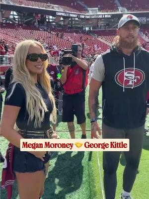 Welcome to The Bay, #MeganMoroney! 🤩#GeorgeKittle #49ers #countrymusic 