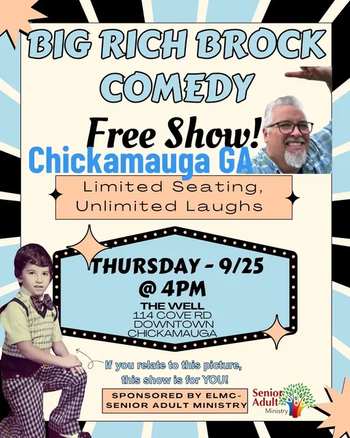 #bigrichbrockcomedy #cleancomedy #laughs #drybarcomedy #chickamauga 