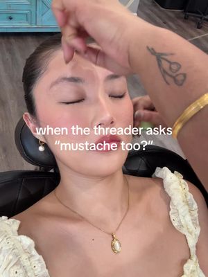 oh- 🥲 one thing I haven’t learned to diy is threading but am hoping to learn soon :) #eyebrowthreading #beauty #beautymaintenance #threading #fyp 