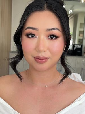 Kathleen’s bridal trial - Fusion of western x Thai style make up ✨ #lindamua #makeup #bridalmua #sydney #destinationweddings 