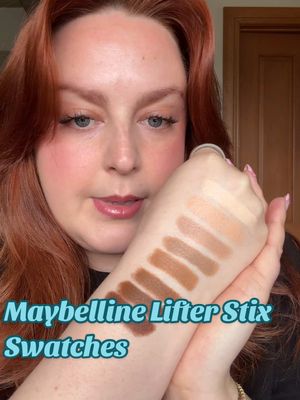 @Maybelline NY lifter Stix swatches 💋 #maybelline #maybellinelifterstix #lifterstix #maybellinemakeup #drugstoremakeup 