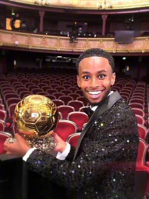 I Just Touched The Official Ballon d’Or 🤯🏆 @Ballon d'Or #ballondor 