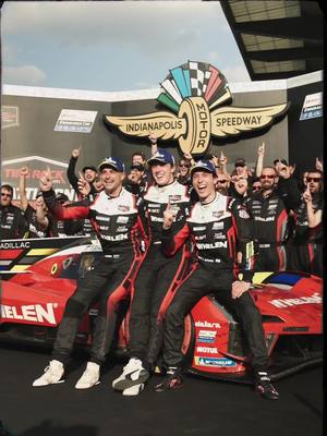 🎥 A podium so cinematic we had to put it on film. Now this is ✨ cinema ✨ #CadillacRacing #BattleontheBricks #IMSA
