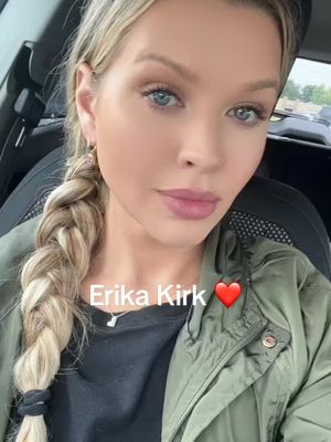 Love that woman! What a wonderful example  ❤️❤️🙌🏻😭 #erikakirk #charliekirk #revival #godisgoodallthetime #faithingod 