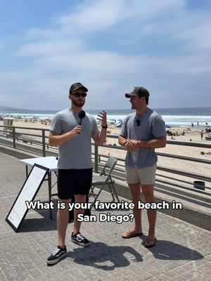 Best beach in San Diego? #sandiego #streetinterview #lajolla