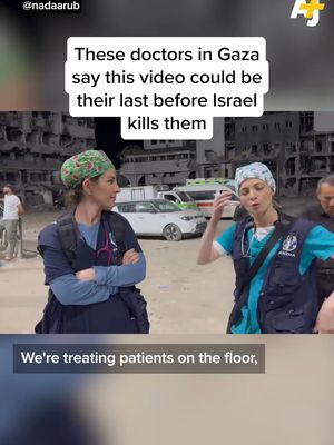 Dr. Saya Aziz and Dr. Nada Abu Alrub are Australian doctors who are risking their lives to provide health care for Palestinian patients during Israel’s genocide in Gaza. The two doctors say Israel could kill them at any time. #Gaza #Israel #AlShifaHospital #Doctors #Genocide