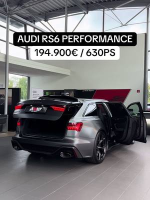 RS6 Performance🖤 #fyp #fürdich #audi #rs6 